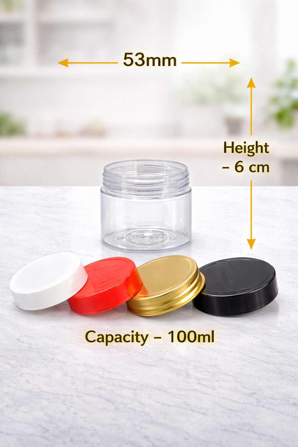 Pet Jar Packaging Products For Dry fruits Spices 